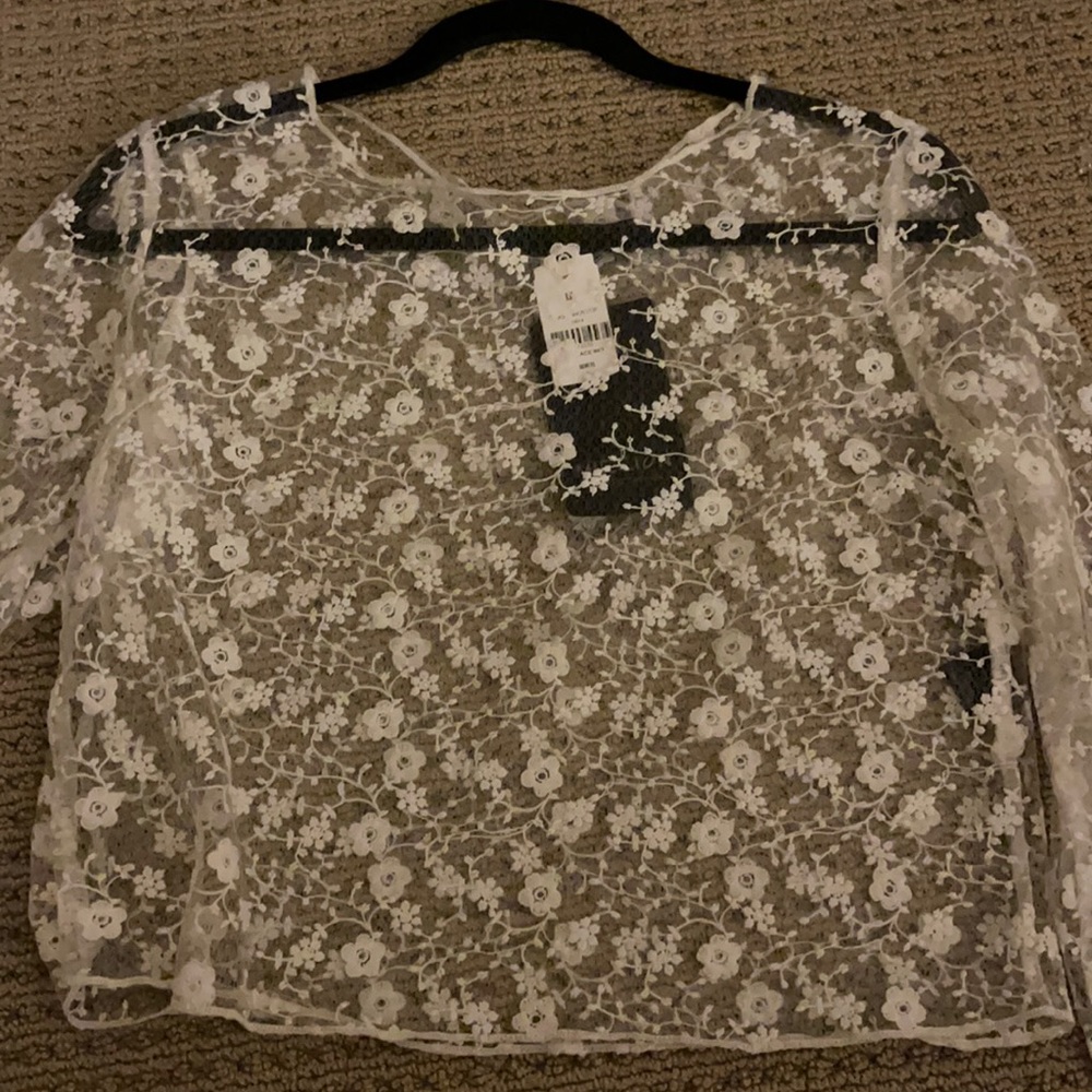 White Lace Top from LF